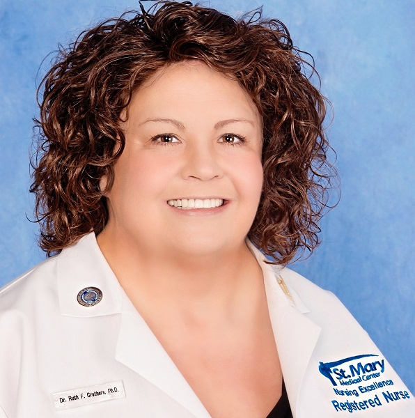 Ruth Crothers, PhD, RN-BC, AGCNS-BC, CNOR, adjunct faculty in the Online BSN Degree Completion Program